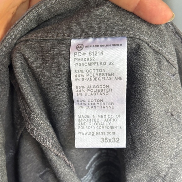 AG Adriano Goldschmied Men's Gray Slim Jeans - Picture 7 of 10